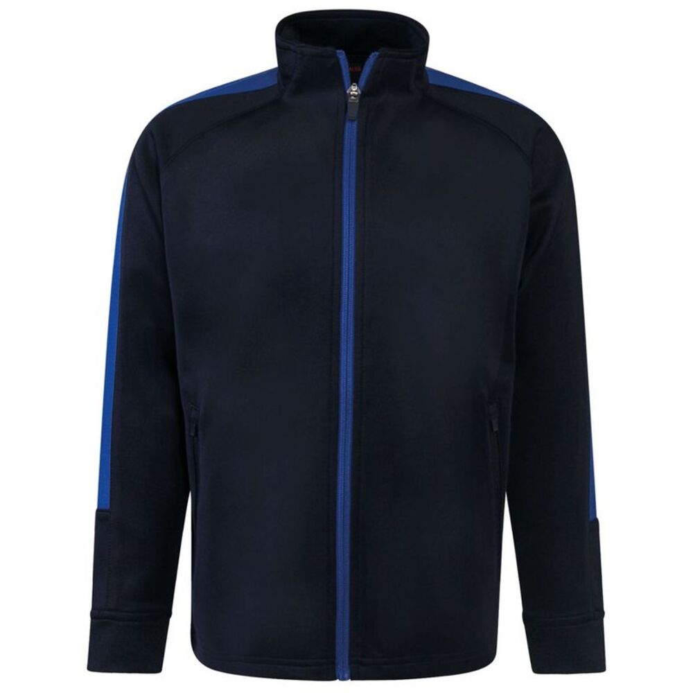 Finden & Hales Childrens/Kids Knitted Track Top / Navy/Royal Blue